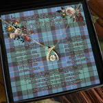 To My Beautiful Soulmate Necklace In Your Eyes I Have Found My Home Clan Mitchell Ancient Tartan Wishbone Dancing Necklace