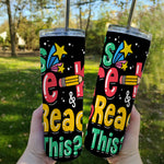 Back To School Skinny Tumbler 1st day of preschool shirt boys amp girls pre k school gift - Scotstee Shop