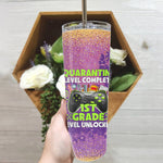 Back To School Skinny Tumbler 2021 Quarantine 1st Grade Level Unlocked Gift Back To School Gift - Scotstee Shop