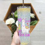 Back To School Skinny Tumbler 2nd Grade No Prob Llama Teacher Student Funny First Day Of School Back To School Gift - Scotstee Shop
