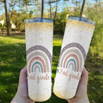 Back To School Skinny Tumbler 2nd Grade Teacher Funny Rainbow Lover Back To School Gift - Scotstee Shop