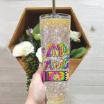 Back To School Skinny Tumbler 2nd Grade Teacher Tie Dye Back To School Gifts - Scotstee Shop