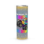 Back To School Skinny Tumbler 2nd Grade Unicorn Monster Truck Back To School Backpack Girl Gift - Scotstee Shop