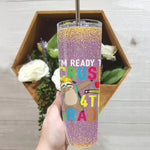 Back To School Skinny Tumbler 4th Fourth Grade Dabbing Sloth Back To School Gift - Scotstee Shop