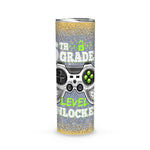 Back To School Skinny Tumbler 6th Grade Level Unlocked Video Game Back To School Boys Gift - Scotstee Shop