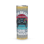Back To School Skinny Tumbler 7th Grade Level Unlocked Back To School Seventh Grade Gift - Scotstee Shop