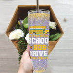 Back To School Skinny Tumbler A Legendary School Bus Driver Has Retired School Bus Driver Back To School Gift - Scotstee Shop