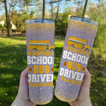 Back To School Skinny Tumbler A Legendary School Bus Driver Has Retired School Bus Driver Back To School Gift - Scotstee Shop