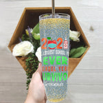 Back To School Skinny Tumbler Another School Year Survivor Teachers 2021 Longest Year Ever Back To School Gift - Scotstee Shop