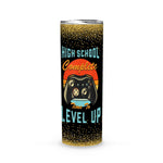 Back To School Skinny Tumbler Class Of 2021 High School Complete Video Game Graduation Back To School Gift - Scotstee Shop
