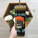 Back To School Skinny Tumbler Class Of 2021 High School Complete Video Game Graduation Back To School Gift - Scotstee Shop