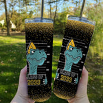 Back To School Skinny Tumbler Class Of 2033 Grow With Me Back To School 1st Grade Dinosaur Gift - Scotstee Shop