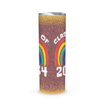 Back To School Skinny Tumbler Class Of 2034 Rainbow Grow With Me School Teacher Student Back To School Gift - Scotstee Shop