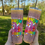 Back To School Skinny Tumbler Crush 2nd Grade Dabbing Unicorn Back To School Girls Gift - Scotstee Shop
