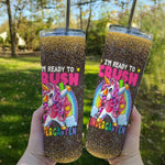 Back To School Skinny Tumbler Crush Kindergarten Dabbing Unicorn Back To School Girls Gift - Scotstee Shop