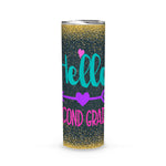 Back To School Skinny Tumbler Cute Hello Second Grade 2nd Grade Back To School Girls Gift - Scotstee Shop