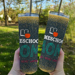 Back To School Skinny Tumbler Cute Homeschool Mom The Job I Never Wanted Back To School Gift - Scotstee Shop