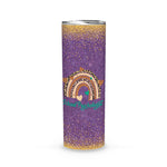 Back To School Skinny Tumbler Cute School Psychologist Boho Leopard Rainbow Psychology Back To School Gift - Scotstee Shop