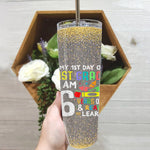 Back To School Skinny Tumbler First Day Of School Skinny Tumbler 1st Grade Back To First Day Of School Gift Back To School Gift - Scotstee Shop