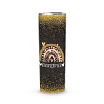 Back To School Skinny Tumbler First Day Of School Skinny Tumbler Leopard Rainbow Kindergarten Teacher Gift First Day Of School Back To School Gift - Scotstee Shop
