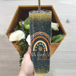 Back To School Skinny Tumbler Fourth Grade Vibes Rainbow Teacher 4th Grade Back To School Gift - Scotstee Shop
