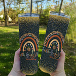 Back To School Skinny Tumbler Fourth Grade Vibes Rainbow Teacher 4th Grade Back To School Gift - Scotstee Shop