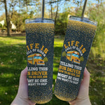 Back To School Skinny Tumbler Funny Bus Driver School Bus Driving Back To School Gift - Scotstee Shop