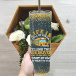Back To School Skinny Tumbler Funny Bus Driver School Bus Driving Back To School Gift - Scotstee Shop