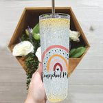 Back To School Skinny Tumbler Homeschool Mama Homeschool Mom Teach At Home Rainbow Back To School Gift - Scotstee Shop