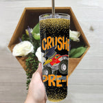 Back To School Skinny Tumbler I Crushed Pre-k Monster Truck Graduation Last Day Of School Back To School Gift - Scotstee Shop