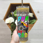 Back To School Skinny Tumbler Im Ready To Crush 1st Grade T-rex Dinosaur Back To School Gift - Scotstee Shop