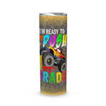 Back To School Skinny Tumbler Im Ready To Crush 1st Grade T-rex Dinosaur Back To School Gift - Scotstee Shop