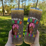 Back To School Skinny Tumbler Im Ready To Crush 2nd Grade Afro Melanin Back To School Kid Gift - Scotstee Shop