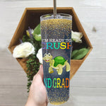 Back To School Skinny Tumbler Im Ready To Crush 2nd Grade Sea Turtle Back To School Gift - Scotstee Shop