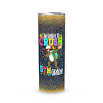 Back To School Skinny Tumbler Im Ready To Crush 5th Grade Sloth Back To School Gift - Scotstee Shop