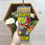 Back To School Skinny Tumbler Im Ready To Crush Kindergarten Monster Truck Back To School Gift - Scotstee Shop