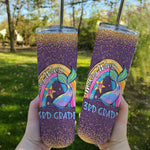 Back To School Skinny Tumbler Making Waves In Third Grade Mermaid Kids Girls Rainbow Back To School Gift - Scotstee Shop