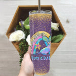 Back To School Skinny Tumbler Making Waves In Third Grade Mermaid Kids Girls Rainbow Back To School Gift - Scotstee Shop