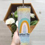 Back To School Skinny Tumbler Occupational Therapy Create Motivate Inspire Back To School Gift - Scotstee Shop