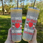 Back To School Skinny Tumbler Preschool Teacher It Takes A Big Heart Back To School Gift - Scotstee Shop
