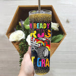 Back To School Skinny Tumbler Ready To Crush 1st Grade Monster Truck Back To School Gift - Scotstee Shop