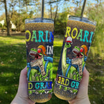 Back To School Skinny Tumbler Roaring Into 3rd Grade Dinosaur Backpack back to school tumbler back to school gift - Scotstee Shop
