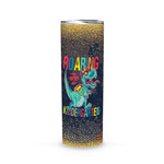 Back To School Skinny Tumbler Roaring Into Kindergarten Dinosaur back to school tumbler back to school gift - Scotstee Shop