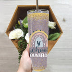Back To School Skinny Tumbler School Counselor Every Voice Matters Elementary Motivational Back To School Gift - Scotstee Shop