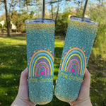 Back To School Skinny Tumbler School Counselor Rainbow Back To School Gift - Scotstee Shop
