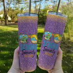 Back To School Skinny Tumbler School Security Off Duty Teacher Summer Vacation Funny Back To School Gift - Scotstee Shop