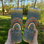 Back To School Skinny Tumbler Second Grade Vibes Rainbow Teacher Leopard 2nd Grade Outfit Back To School Gift - Scotstee Shop