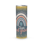 Back To School Skinny Tumbler Team 2nd Grade Teacher Rainbow Lover Kids Back To School Gift - Scotstee Shop