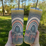 Back To School Skinny Tumbler Team 2nd Grade Teacher Rainbow Lover Kids Back To School Gift - Scotstee Shop