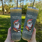 Back To School Skinny Tumbler Thats What I Do I Read Books I Drink Coffee Owl Back To School Gift - Scotstee Shop